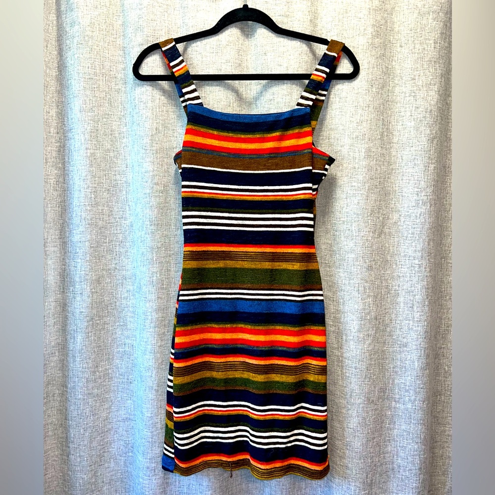 Honey Punch Multicolor Striped Bodycon Dress - XS